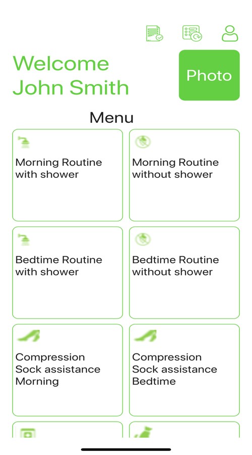 On-Demand Care Assistance App screenshot 2