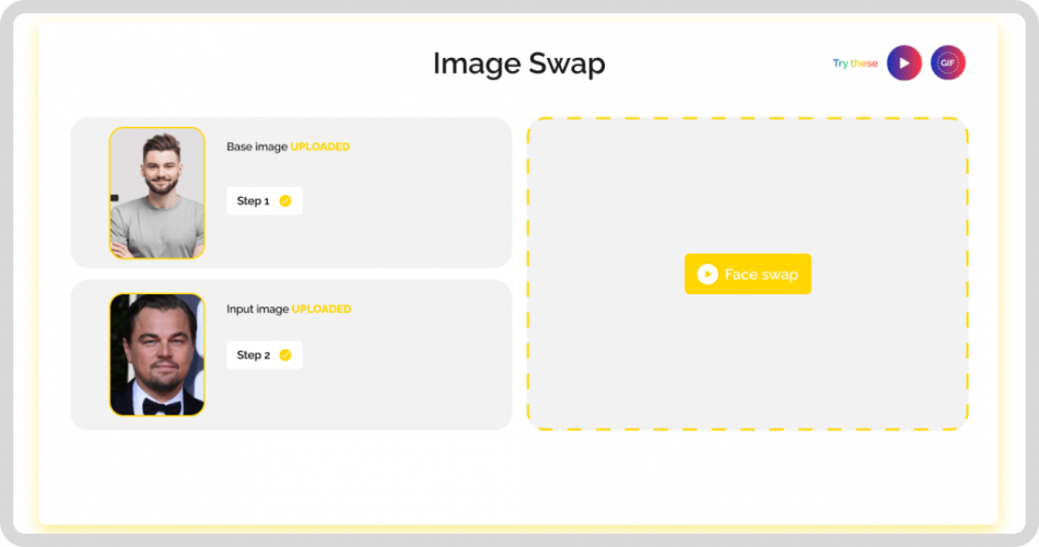 Deepduck - AI-driven Face Swapping Tool screenshot 1