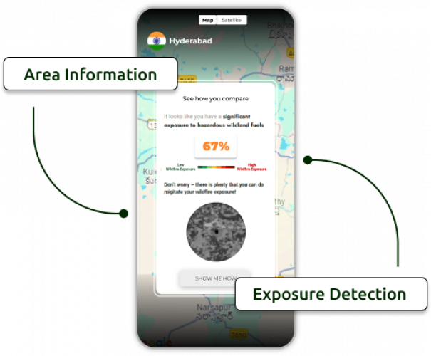 Mapapp - AI wildfire risk assessment app screenshot 3