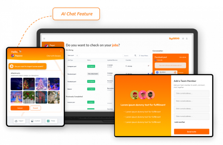 Doozoo - AI-automated Graphics Designing Tool screenshot 1