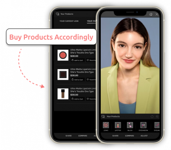 Virtualmakeup - AI AI-powered virtual makeup tool screenshot 1