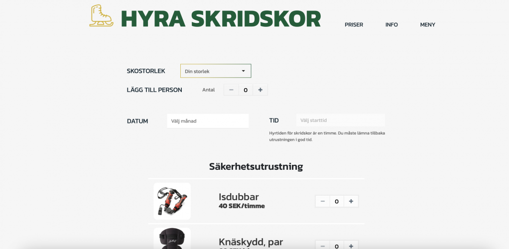 Hellasgarden - Rental management system screenshot 1