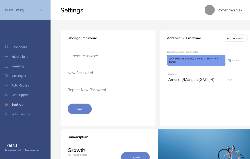 ListAcross - eCommerce management platform screenshot 1