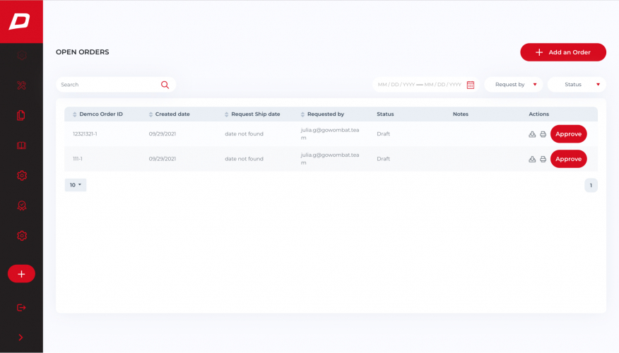 DEMCO - CRM software for manufacturing screenshot 2