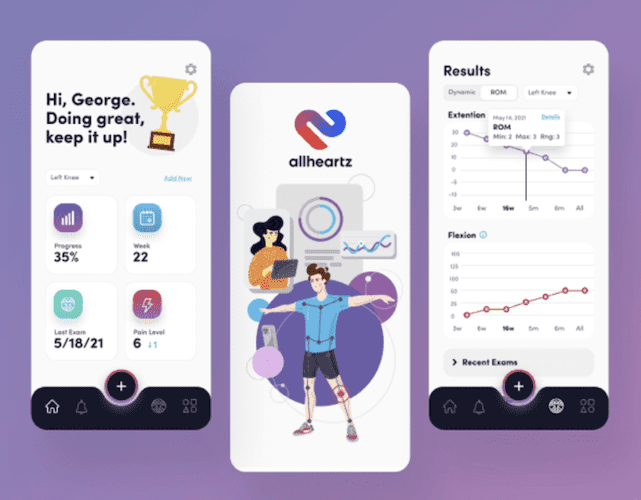 Allheartz: Computer Vision in Physiotherapy and Sports Care screenshot 3