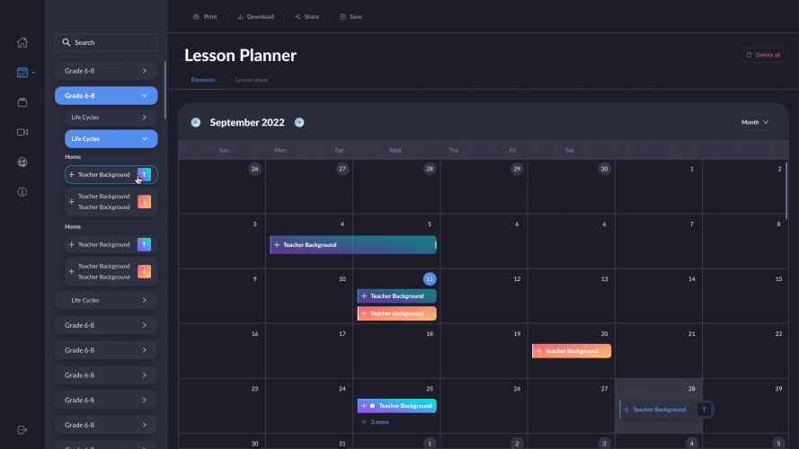 eLearning Platform for k-12 Market screenshot 2