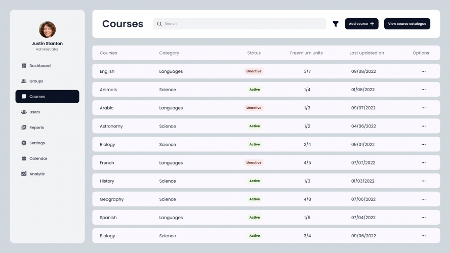 Corporate Custom LMS screenshot 1
