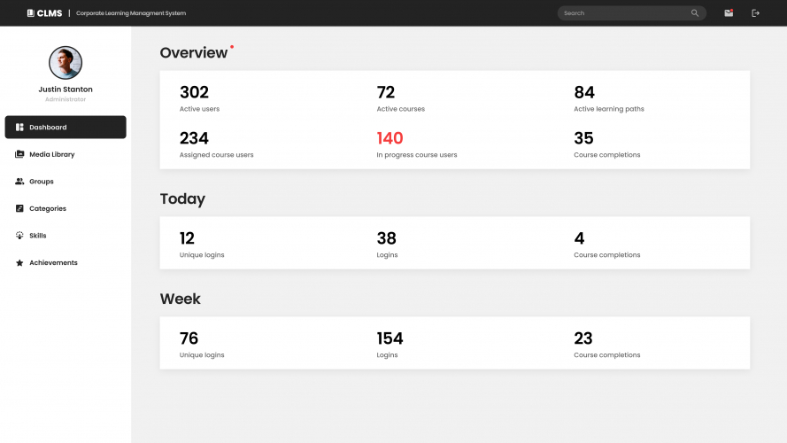 Corporate Custom LMS screenshot 2