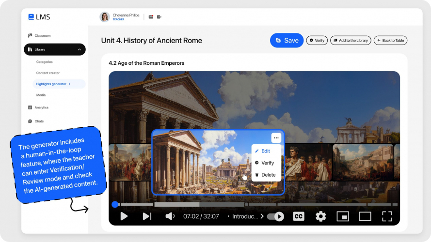 AI highlights generator screenshot 2