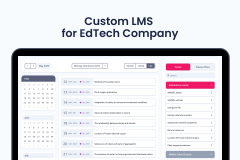 Custom eLearning Web Platform