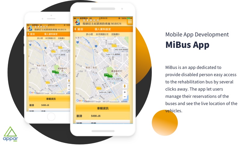 MiBus App screenshot 1