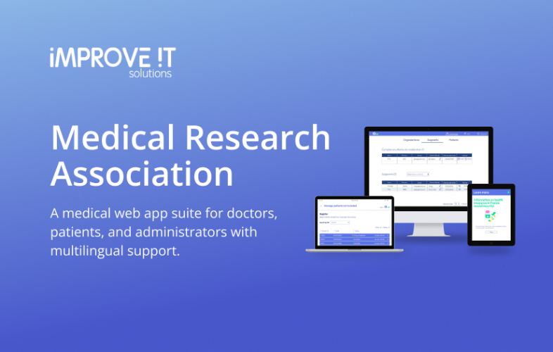 Medical web platform for doctors and patients screenshot 1
