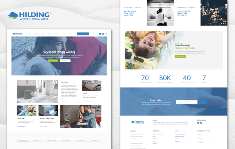 Hilding - Webdesign screenshot 1