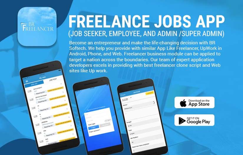 Freelance Jobs App Development Solution (Job Seeker, Emplyoee and Admin /super admin) screenshot 1