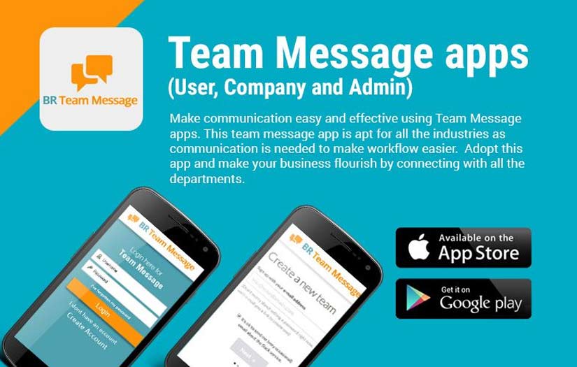 Team Message app (User, Company and Admin) screenshot 1