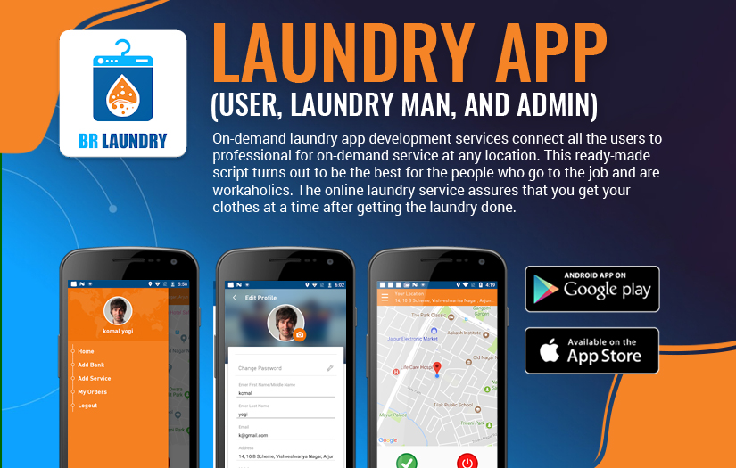 On-demand Laundry and Dry Cleaning App screenshot 1