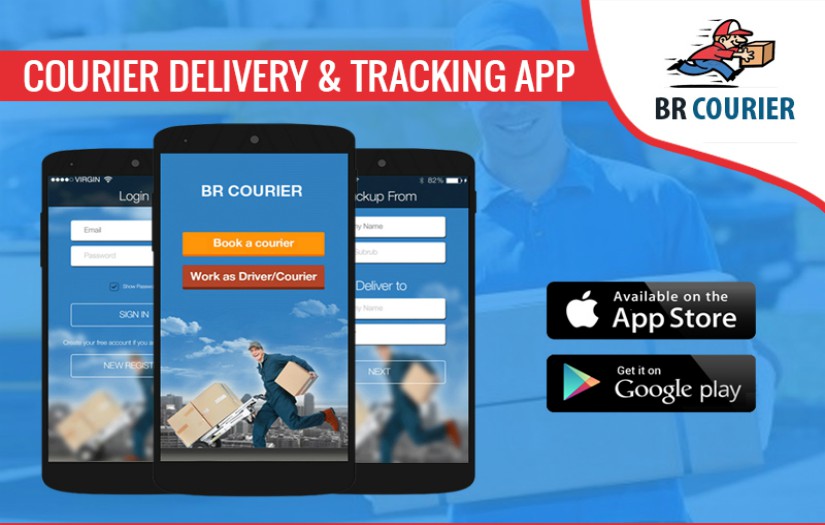 Courier Delivery & Tracking App screenshot 1