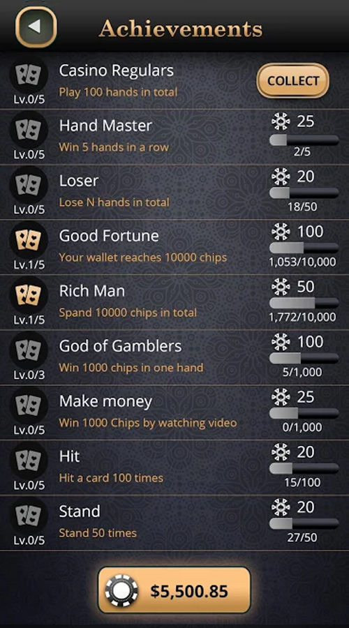 Latest Blackjack screenshot 1