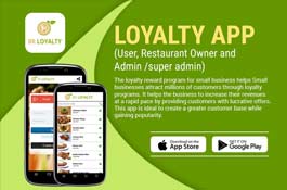 Loyalty App (User, Resturant Owner and Admin /super admin)