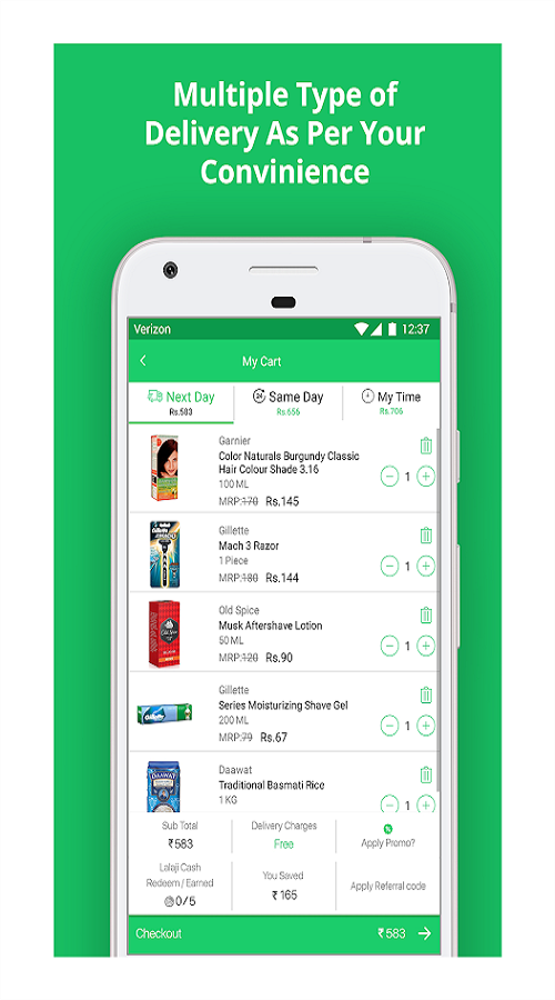 Lalaji24x7- Online Grocery Ordering App screenshot 4
