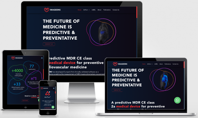 Medical Website screenshot 1