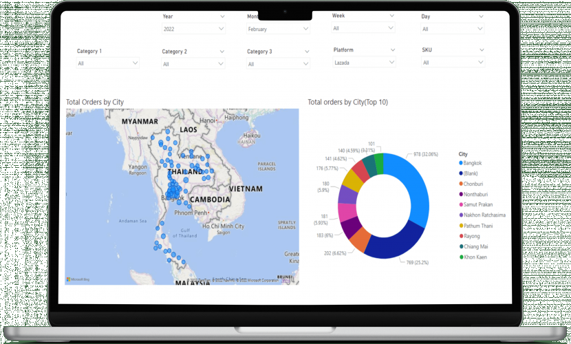 Ecommerce sales dashboard screenshot 4