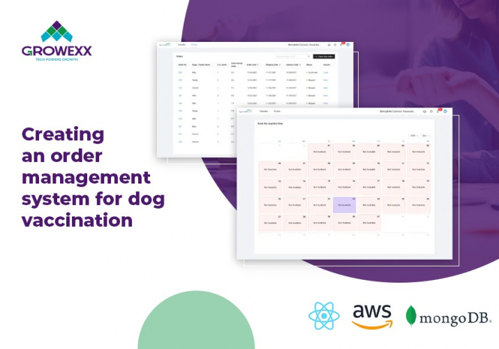 Order Management System for Canine Vaccination screenshot 1