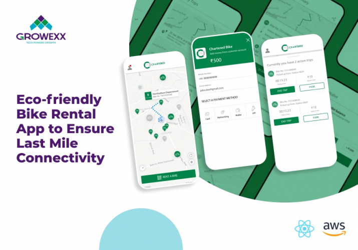 Eco-friendly Bike Rental App screenshot 1