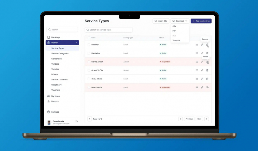 Cab Management Platform screenshot 3