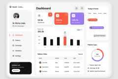 Health Dashboard Charts & Graphs