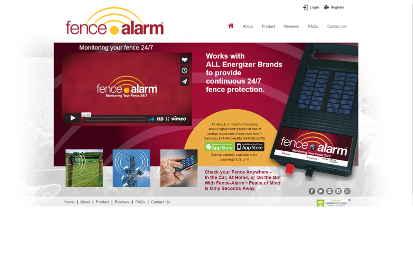 Fence alarm screenshot 1