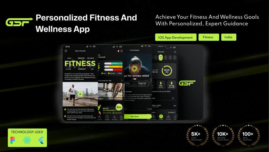 Personalized Fitness and Wellness App screenshot 1