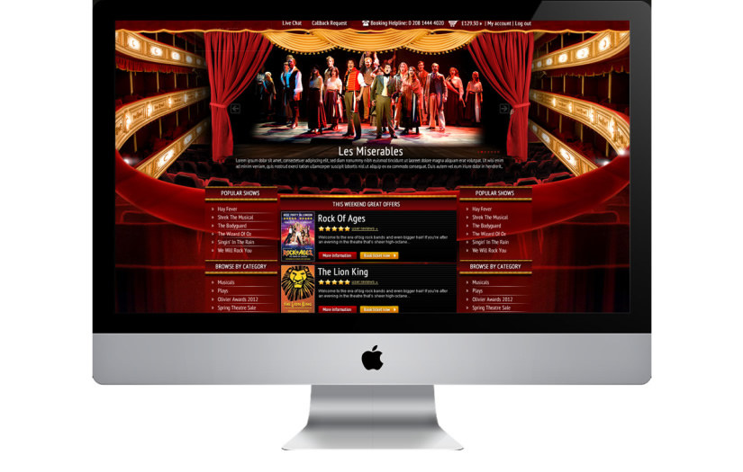 Theatre Tickets - Tickets for London Theatre and Attractions screenshot 1