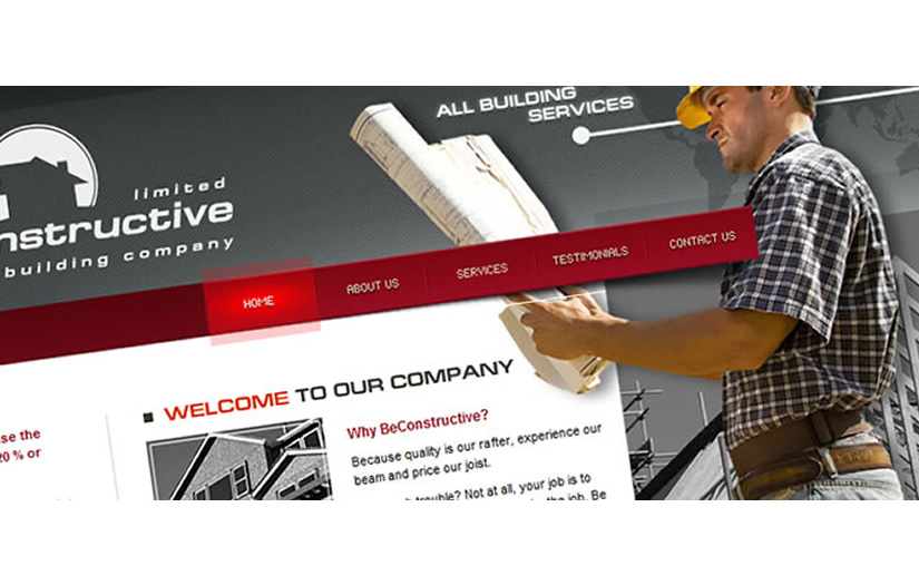 UK Construction & Infrastructure Building Company Website screenshot 1