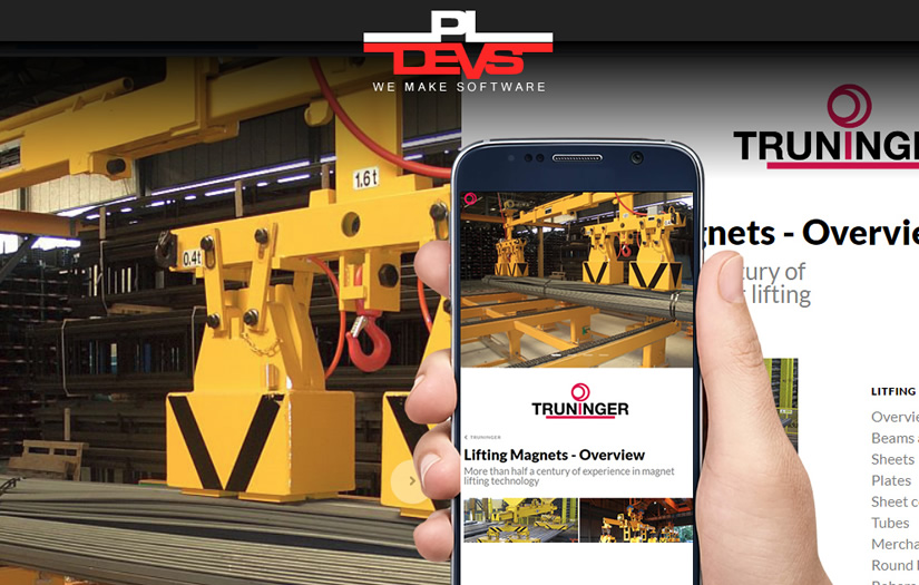 Truninger AG Typo3 Company Website screenshot 1