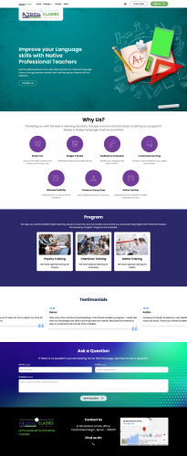 Potential classses website for online coaching screenshot 2