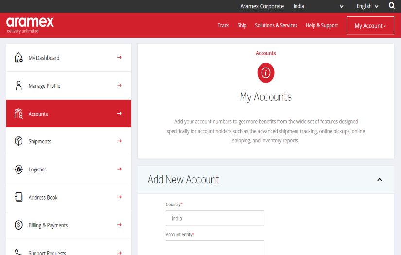 Logistic company Middle East screenshot 1