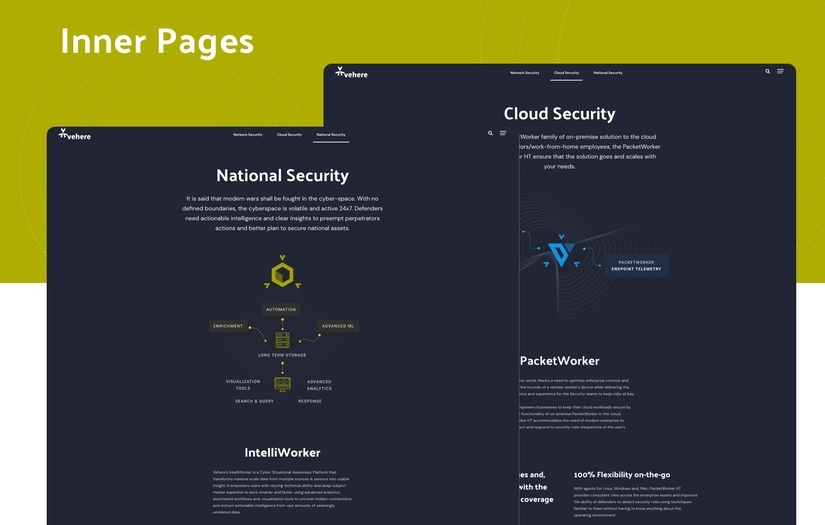 WordPress Web Development for Vehere screenshot 2