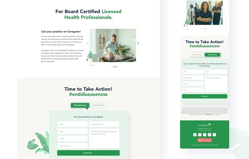 Cureganic screenshot 2