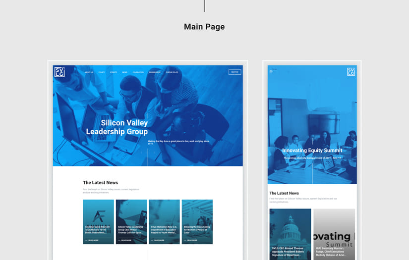 Silicon Valley Leadership Group screenshot 1