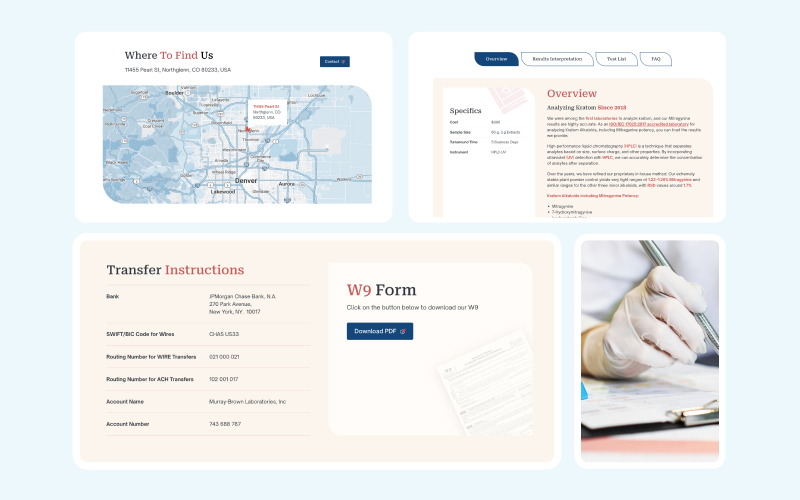 Murray-Brown Laboratories Inc. screenshot 2