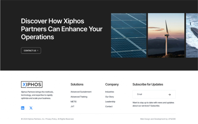 Xiphos Partners screenshot 2
