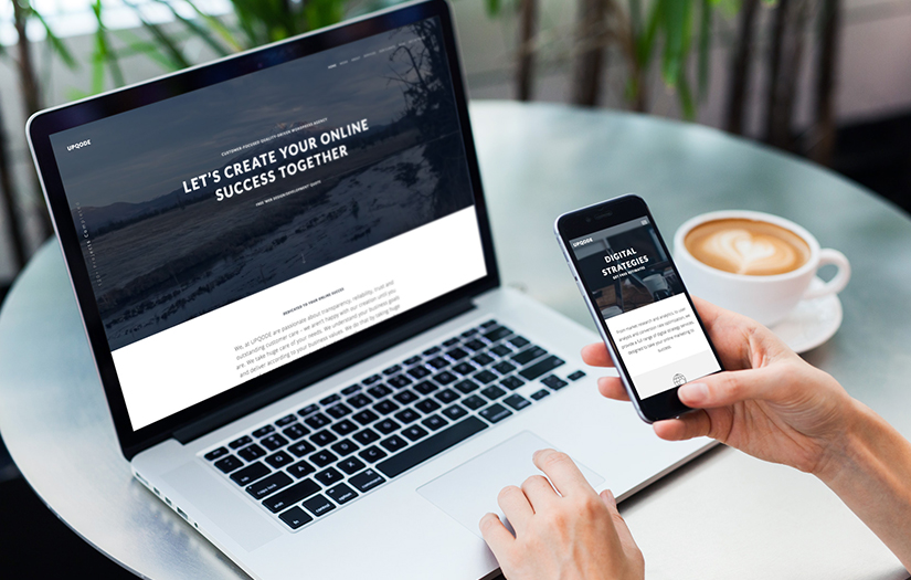 UPQODE Web Agency WordPress Website (Design and Development) screenshot 1