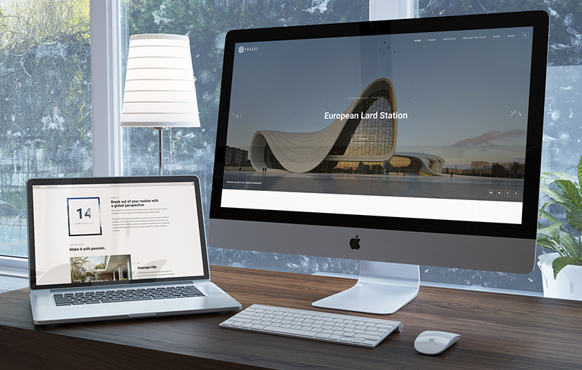 Prague | Architecture WordPress Theme (Design and Developement) screenshot 1