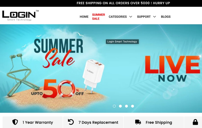 LOGIN Smart Technology screenshot 1