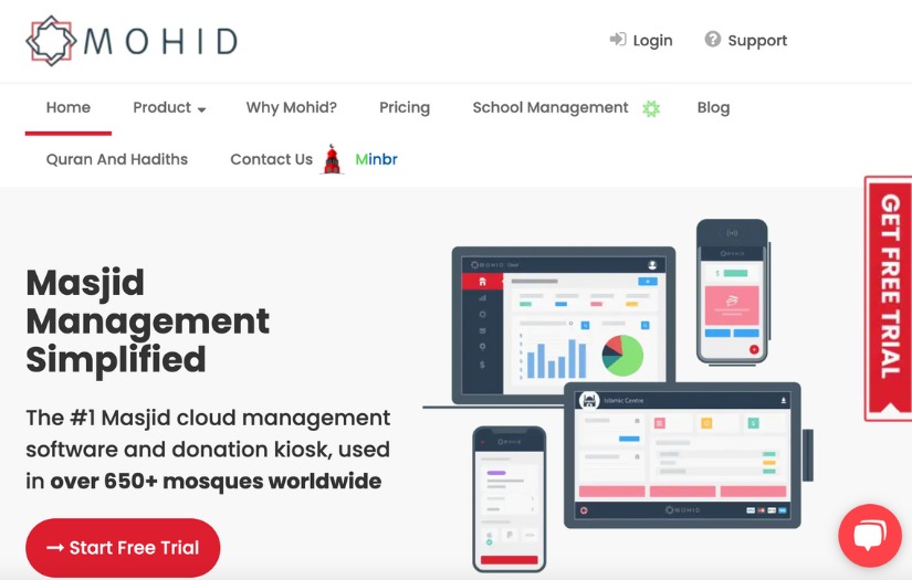 MOHID Masjid Management System screenshot 1
