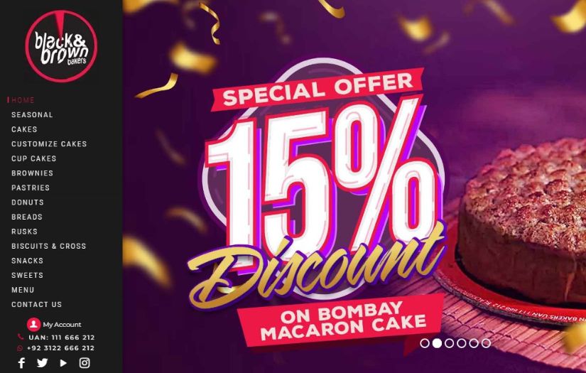 Black & Brown Bakers screenshot 1