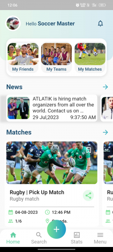 Atlatik- Sprot Application screenshot 1