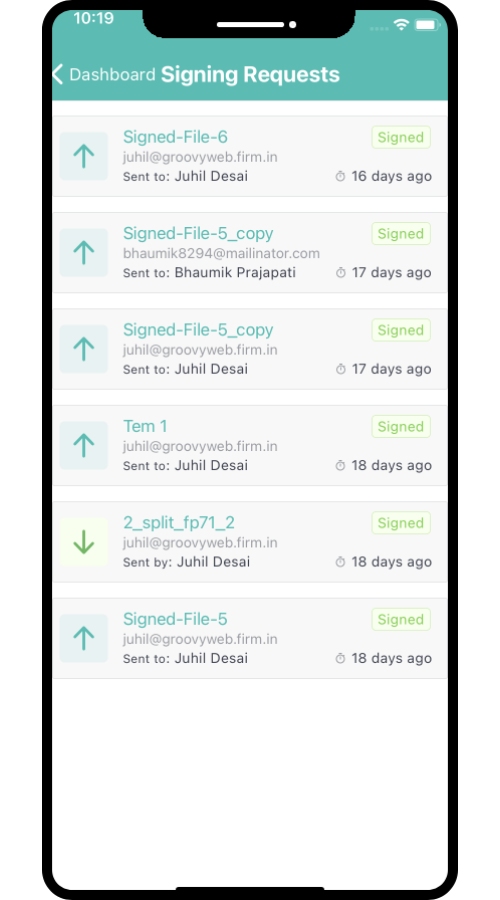 FilesDNA - Online e-Signature, Digital Signature and Document Management System screenshot 4