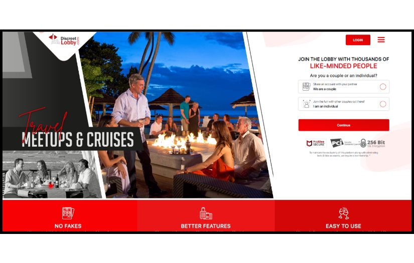 Discreet Lobby - Find interesting people, parties, cruises trips near you and around the world! screenshot 1